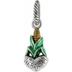 Nebraska Charm 7 Nebraska Charm -Brighton nebraska charm silver green 2 e28c45f0 f7ad 45b9 a524 f8c68ee5b02c