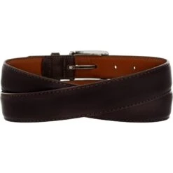 Norton Dress Satin Buckle Belt -Brighton norton dress satin buckle belt dark brown 1
