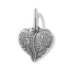 Ornate Heart Charm -Brighton ornate heart charm silver 0