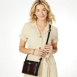 Pretty Tough City Organizer -Brighton pretty tough city organizer black chocolate croco 4 214f5ede 966b 4553 b912 e01261f3bf40