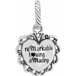 Remarkable Heart Charm -Brighton remarkable heart charm silver 2 1e1e9c85 7de2 454f 8eaa 3f9af1b3845d