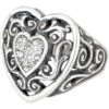 Reno Heart Ring -Brighton reno heart ring silver 0 bbc36c0e 564b 459d 8562 d39acbd7f8a5