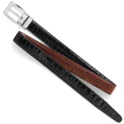 Reversible Croco Belt -Brighton reversible croco belt black peanut 4 f4822479 cb28 4c39 b75a 46498fa15959