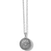 Romanza Round Locket Necklace -Brighton romanza round locket necklace silver 0 ad3bc620 e52b 4fb0 8dde b9bc7f48e02f