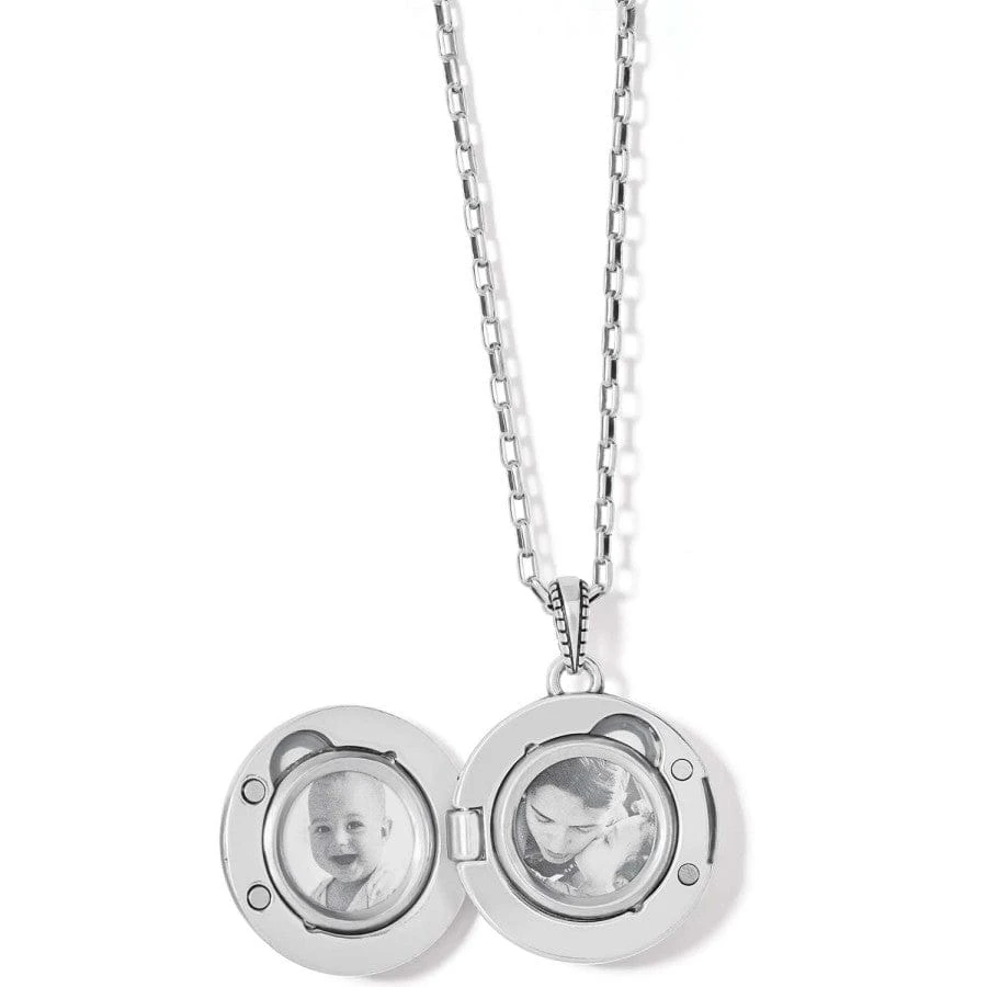 Romanza Round Locket Necklace 4 Romanza Round Locket Necklace - Image 2
