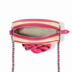 Rosie Straw Camera Bag -Brighton rosie straw camera bag natural orchid 1