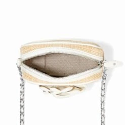 Rosie Straw Camera Bag -Brighton rosie straw camera bag white 1
