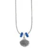 Silver Shell Charm Necklace -Brighton silver shell charm necklace silver blue 0