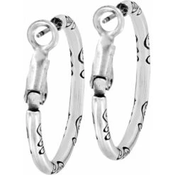 Small Hoop Charm Earrings -Brighton small hoop charm earrings silver 1 363ede87 93c1 4b2d 91c5 c6184c8ff2dd