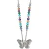 Solstice Hues Butterfly Necklace 1 Solstice Hues Butterfly Necklace -Brighton solstice hues butterfly necklace silver multi 0