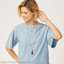 Vivi Delicate Long Charm Necklace -Brighton vivi delicate long charm necklace silver 2 4d37f5e2 4016 4162 9223 e205da4f4159